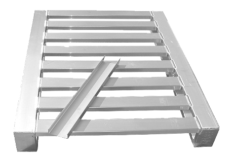 Aluminiumspall L 1200x800x140 mm