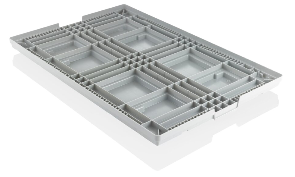 Plastpall lokk 1200x800 mm